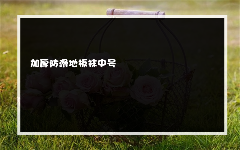 加厚防滑地板袜中号